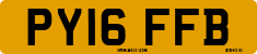 License plate of the United Kingdom, 2001 year system