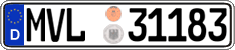 German license plate, Regional authorities