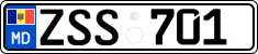 License plate of Moldova, Cars (2015)