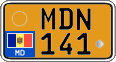 License plate of Moldova, Public transport (2015)