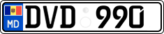 License plate of Moldova, Cars (2015)