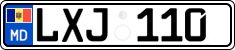 License plate of Moldova, Cars (2015)