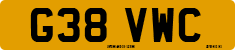 License plate of the United Kingdom, 1983 year system