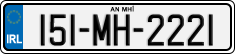 License plate of Ireland, Regular plates