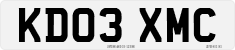 License plate of the United Kingdom, 2001 year system