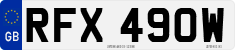 License plate of the United Kingdom, 1963 year system