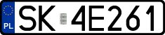 License plates of Poland, Regular car plates