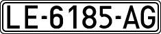 License plates of Spain, 1971 year series