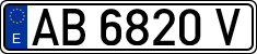 License plates of Spain, 1971 year series