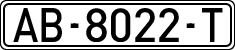 License plates of Spain, 1971 year series