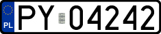 License plates of Poland, Regular car plates