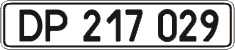 License plate Ukraine, Diplomatic