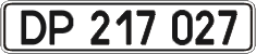 License plate Ukraine, Diplomatic