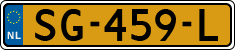 License plate of the Netherlands, Cars