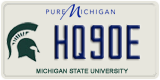 Michigan, Specialty plates (AB12C)