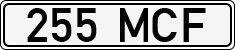 License plate of Estonia, Regular car plates