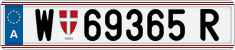 License plate of Austria, Regular plates