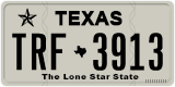 Texas, Regular plates (2012) (АBC-1234)