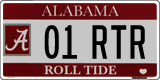 Alabama, Specialty plates