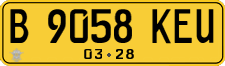 License plate of Indonesia, Commercial vehicles
