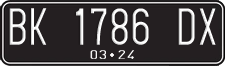 License plate of Indonesia, Regular plates