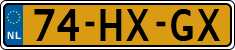 License plate of the Netherlands, Cars