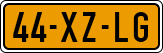 License plate of the Netherlands, Cars