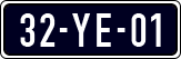 License plate of the Netherlands, Imported oldtimers (commercial vehicles)