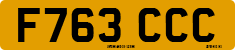 License plate of the United Kingdom, 1983 year system