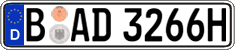 German license plate, Plates for oldtimers (type 