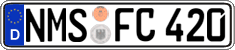 German license plate, Regular plates