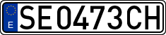 License plates of Spain, 1971 year series
