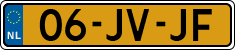 License plate of the Netherlands, Cars