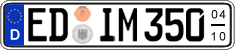 German license plate, Seasonal plates