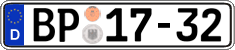 German license plate, Authorities and federal agencies