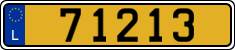 License plate of Luxembourg, Vanity Plates