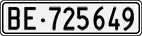 License plate of Switzerland, Cars