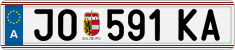License plate of Austria, Regular plates