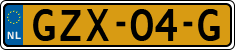 License plate of the Netherlands, Cars