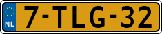License plate of the Netherlands, Cars