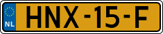License plate of the Netherlands, Cars