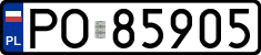 License plates of Poland, Regular car plates