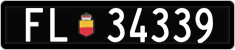 License plate of Liechtenstein, Cars