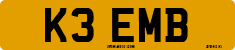 License plate of the United Kingdom, 1983 year system