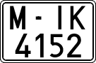 License plates of Spain, 1971 year series