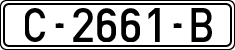 License plates of Spain, 1971 year series