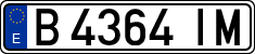 License plates of Spain, 1971 year series