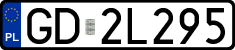 License plates of Poland, Regular car plates