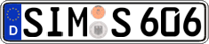 German license plate, Regular plates
