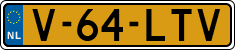 License plate of the Netherlands, Light Commercial Vehicles (1994 system)